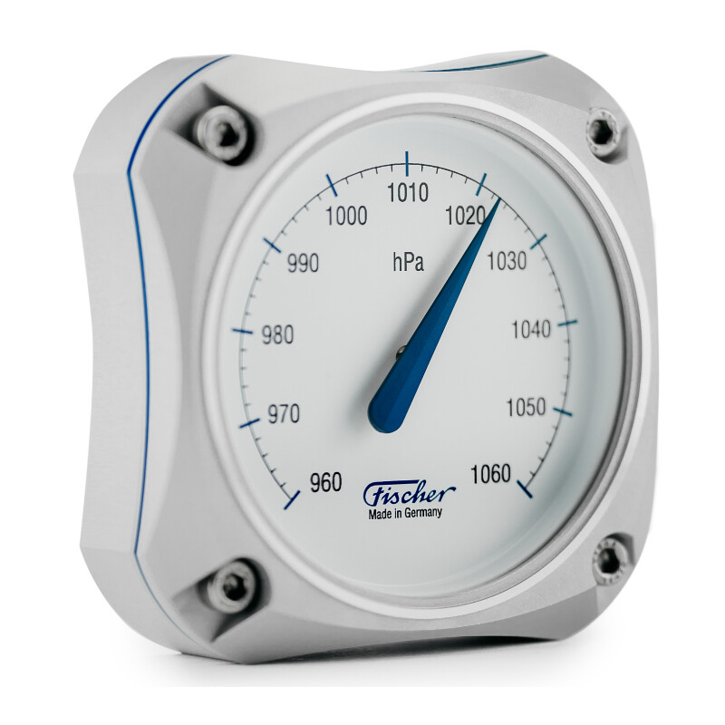 Fischer Stazione meteo Barometro Cockpit Silver Edition