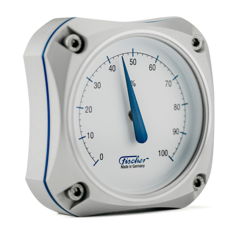 Fischer Stazione meteo Cockpit Hygrometer Silver Edition