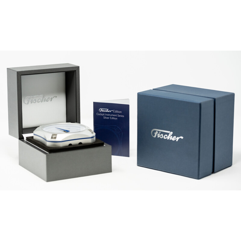 Fischer Stazione meteo Cockpit Igrometro Silver Edition