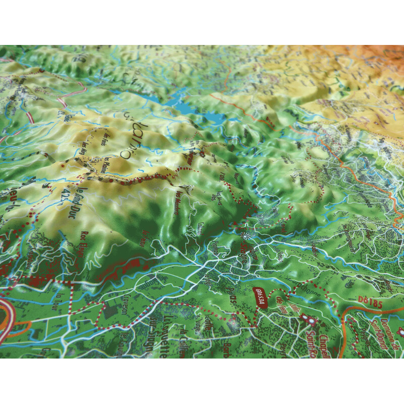 3Dmap Mappa Regionale Massif de l'Estérel et du Pays de Fayence