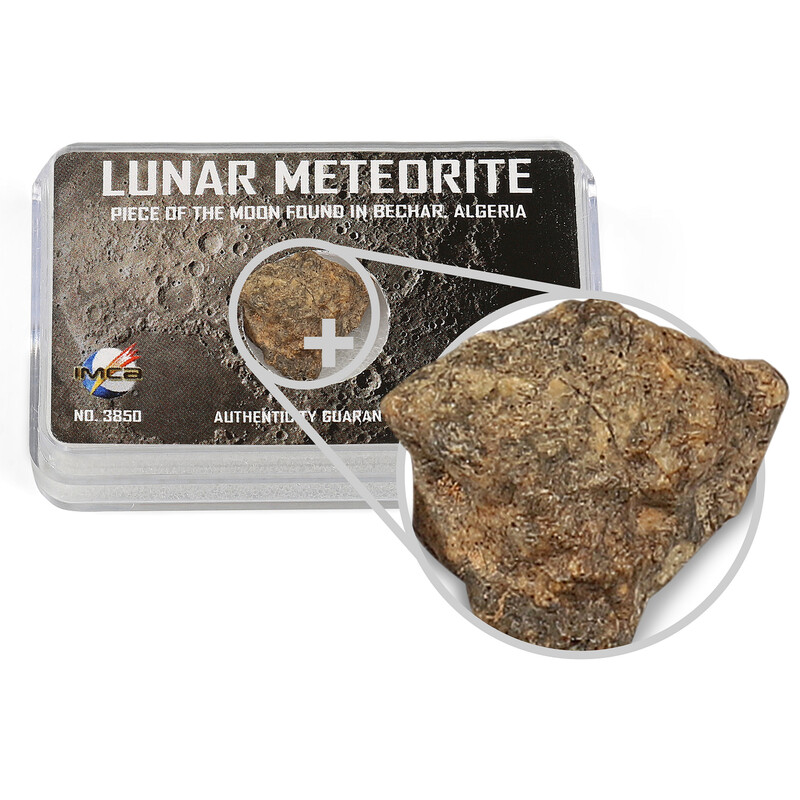 Top Meteorites Meteoriti Vero meteorite lunare Bechar Algeria 0.3-0.4g