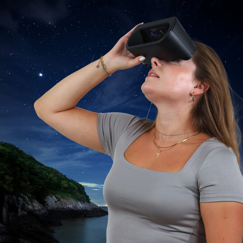 Omegon Planetari Personali Universe2Go+ + Occhiali per eclissi solari Solar Safe Deluxe