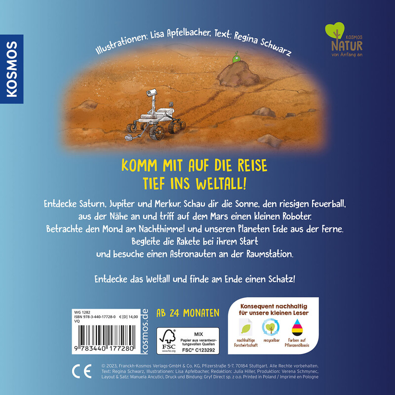 Kosmos Verlag Guardi in profondità nello spazio