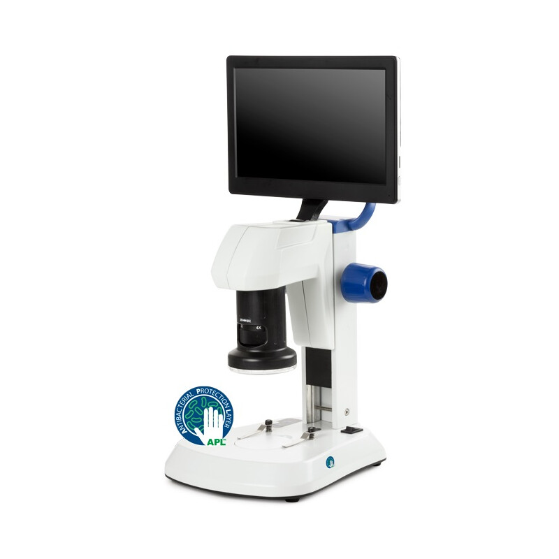 Euromex Microscopio ED.3000, 5 MP, 7/21 LED, USB/SD, LCD da 9 pollici