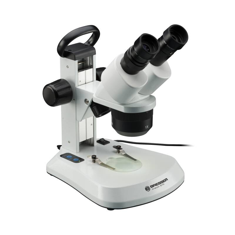 Bresser Microscopio stereo Analyth STR 10x-40x bino; Greenough; 50mm; 10x/20; 10-40x; LED, camera, 2MP