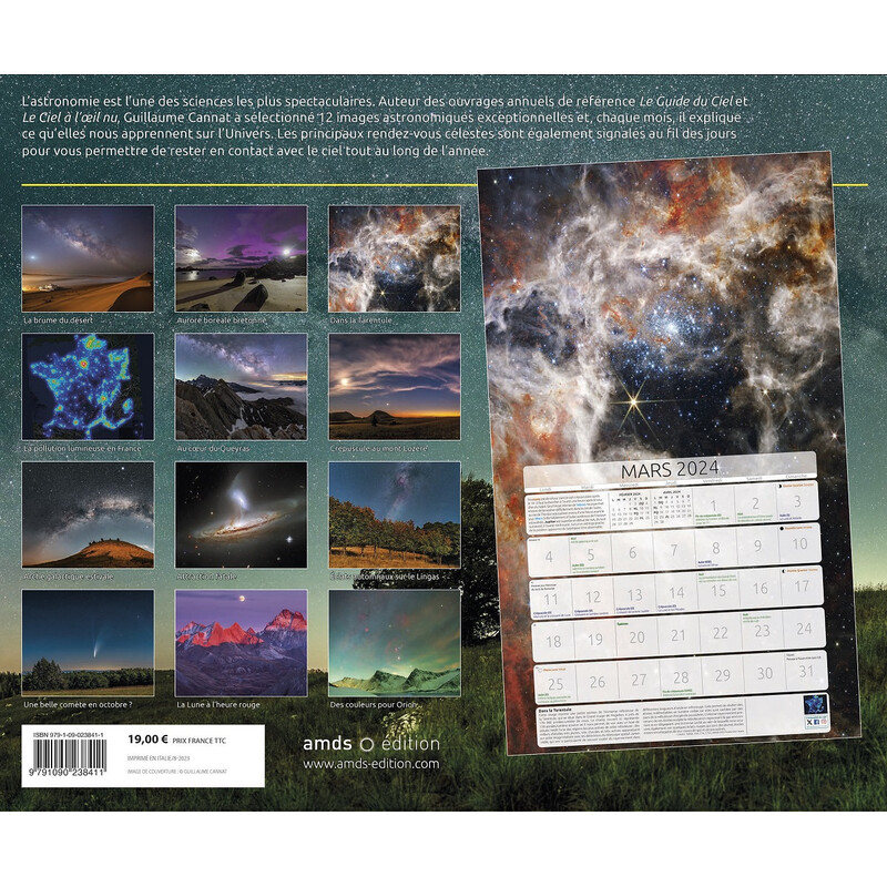 Amds édition  Calendario Astronomique 2024