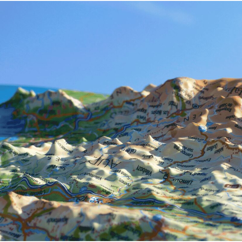 3Dmap Mappa Regionale Occitanie - Sud Ouest