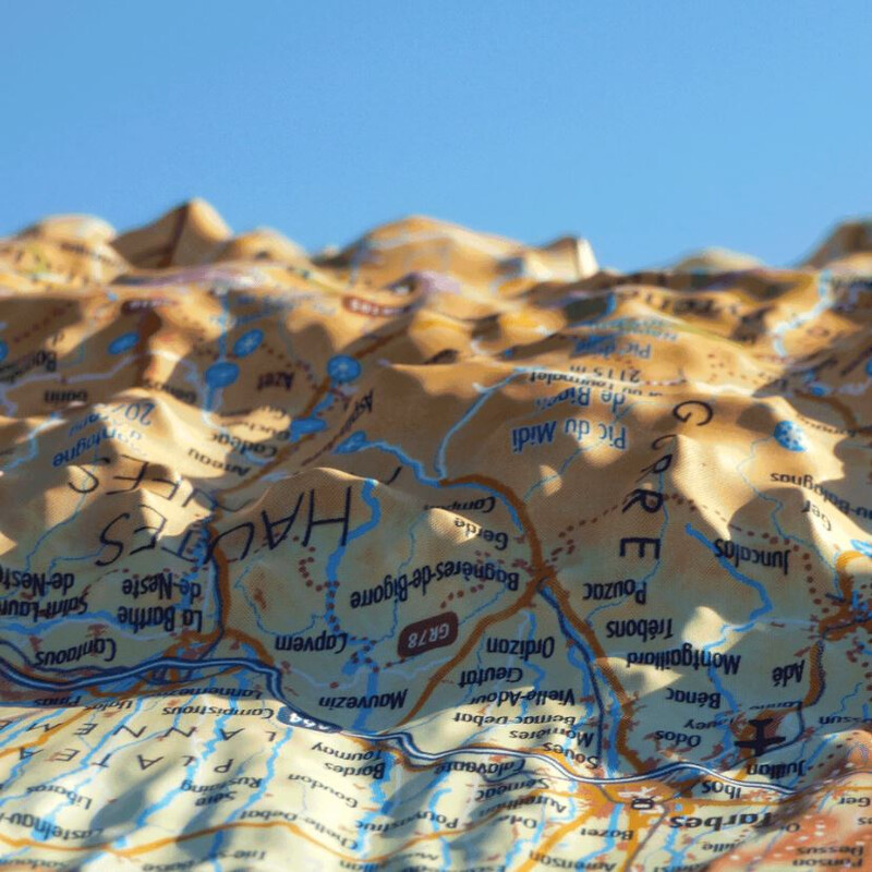 3Dmap Mappa Regionale Occitanie - Sud Ouest