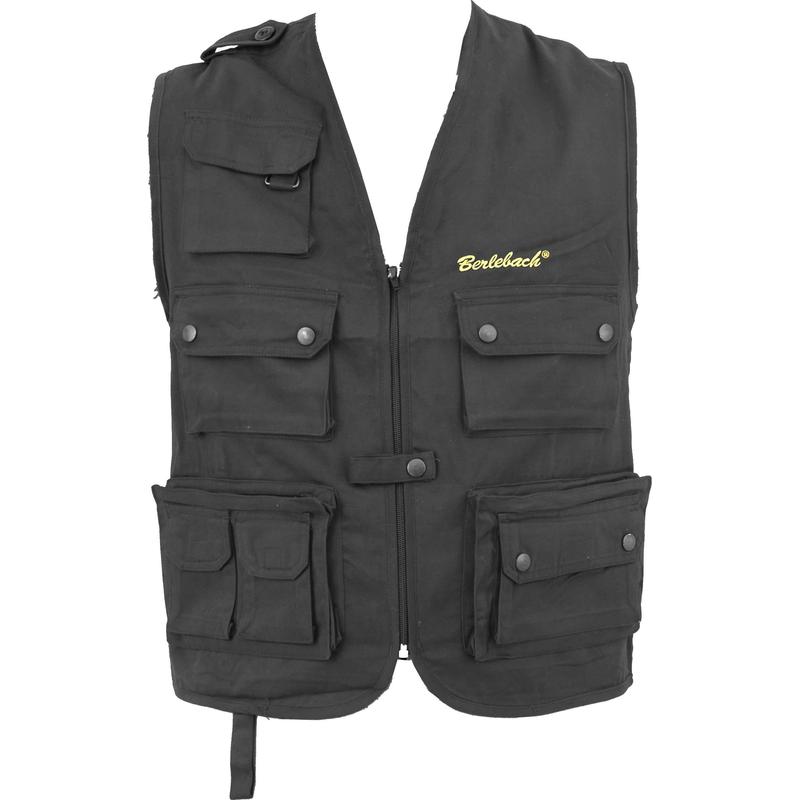 Berlebach Gilet fotografico, nero, taglia L