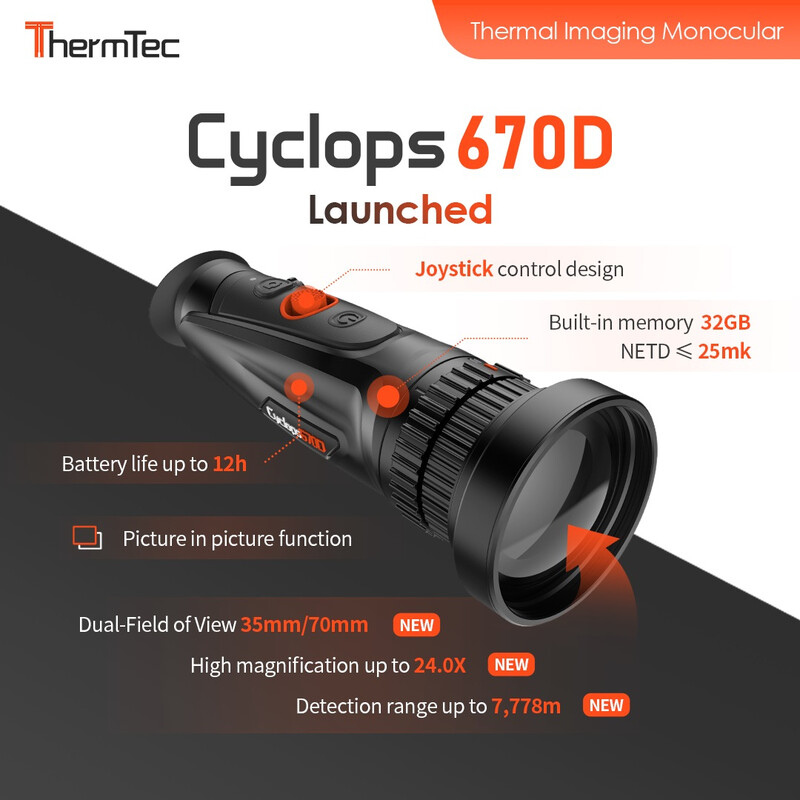 ThermTec Camera termica Cyclops 670D