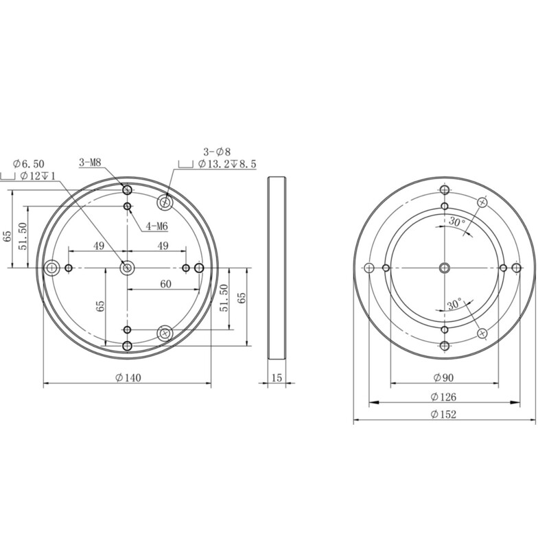 iOptron Prolunga per colonna MiniPier HAE69/HAE43/HAZ71