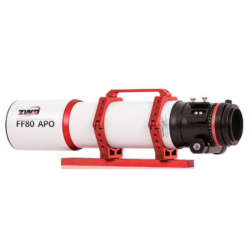 ZWO Telescopio FF80 AP 80/600 Quadruplet con AM3 e Cavalletto Carbon