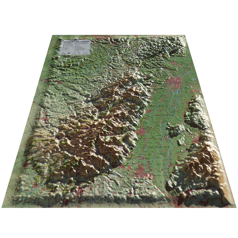3Dmap Mappa Regionale Le Massif des Vosges