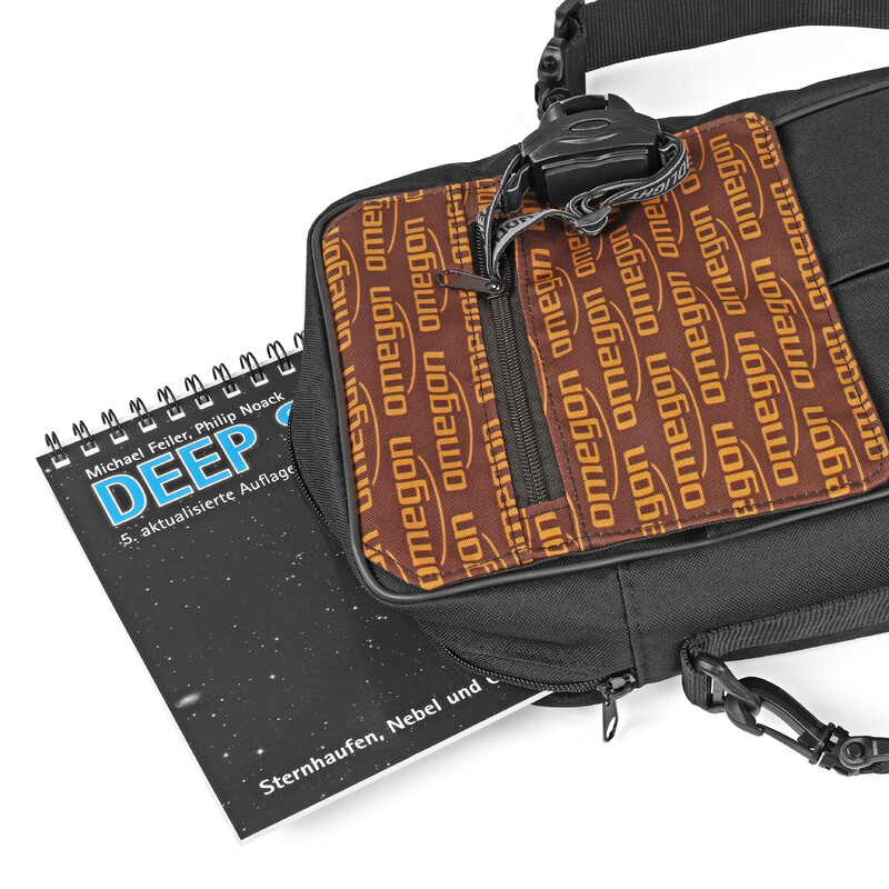 Omegon Borsa da trasporto Kara per accessori/Powerbank/letteratura/binocolo