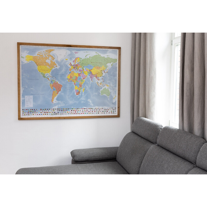 GeoMetro Mappa del Mondo politica (144 x 103 cm)