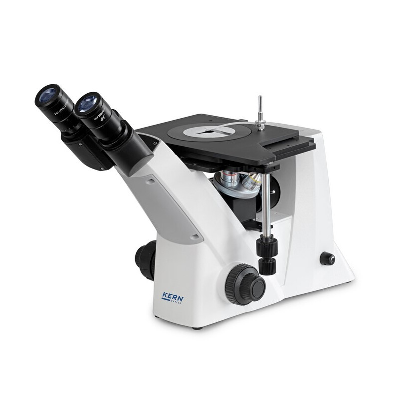 Kern Microscopio invertito OLM 170, POL, trino, inverso, 5x-50x, Al, LED 5W