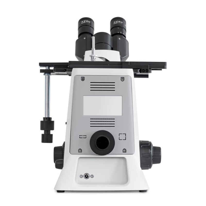 Kern Microscopio invertito OLM 170, POL, trino, inverso, 5x-50x, Al, LED 5W