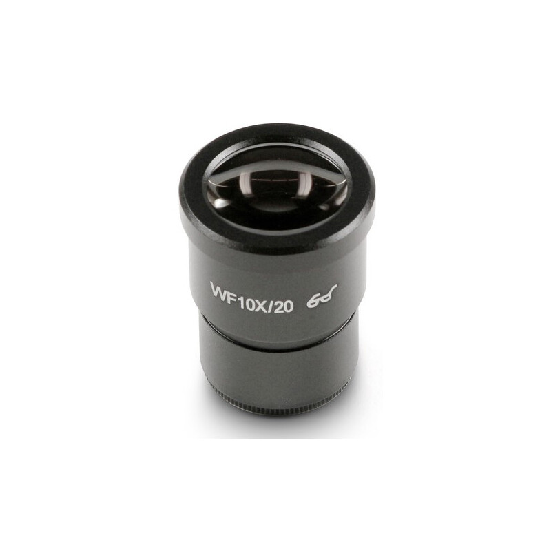 Kern Oculare Ø 30 mm, OZB-A4635, HWF 10x/Ø20mm, con scala 0,1mm, High-Eye-Point, Anti-Fungus