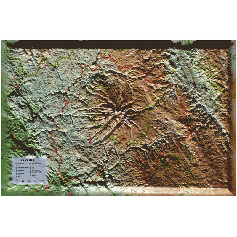 3Dmap Mappa Regionale du Cantal