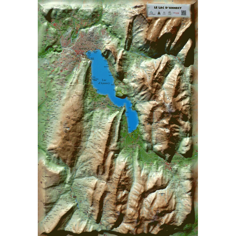 3Dmap Mappa Regionale Le Lac d'Annecy