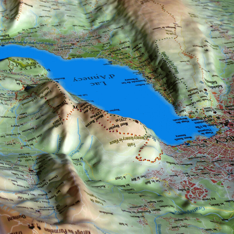 3Dmap Mappa Regionale Le Lac d'Annecy