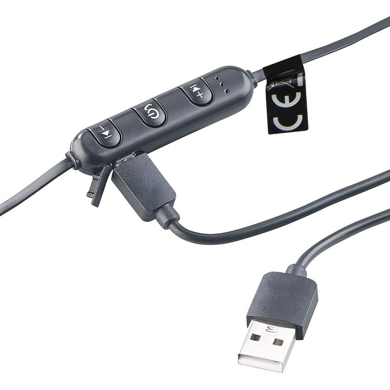 Omegon Cuffie stereo Bluetooth In-Ear con magnete, Bluetooth 5.0