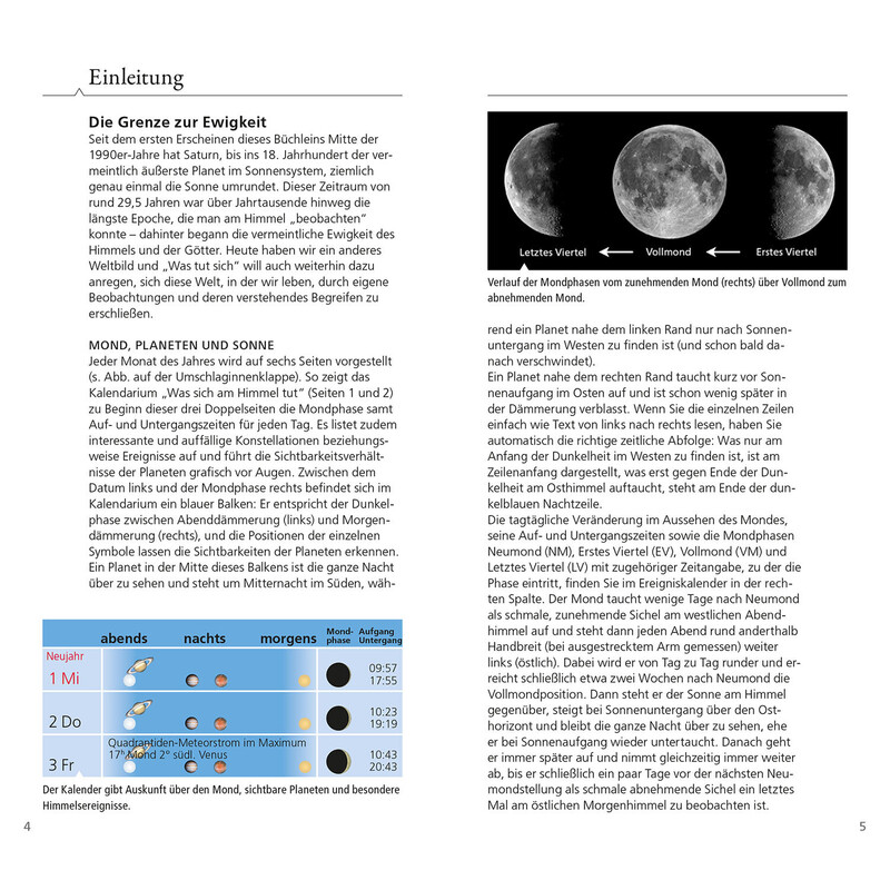 Kosmos Verlag Annuario Was tut sich am Himmel 2025