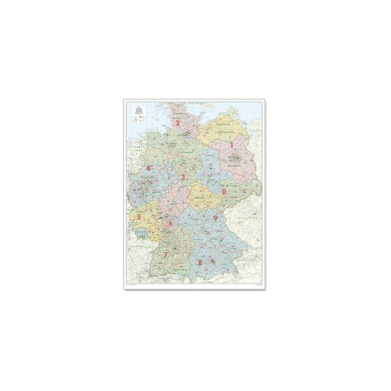 Bacher Verlag Mappa infrastrutturale dell'intera Germania, grande