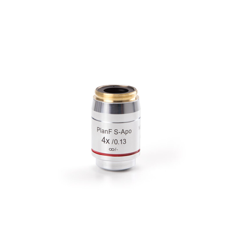 Euromex Obiettivo Obiettivi: AX.7304, Infinity EIS 60 mm, semi-piano Pli-Apo Fluarex 4x/0,15, M25, 0,17 mm