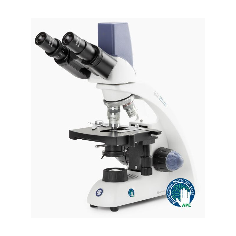 Euromex Microscopio BioBlue, BB.4263-T, bino, Tablet SMP, 4/10/S40/S60x, tavolino meccanico, 1 W NeoLED™