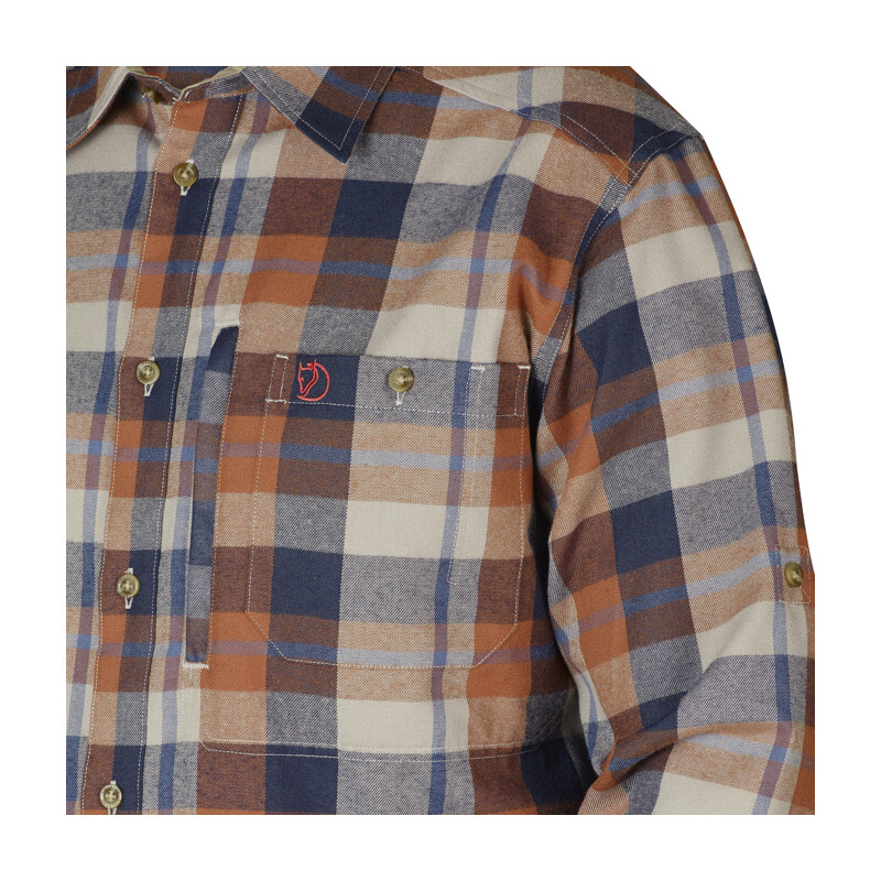 Fjällräven Fjällglim Shirt M, 215 Autumn Leaf, taglia S