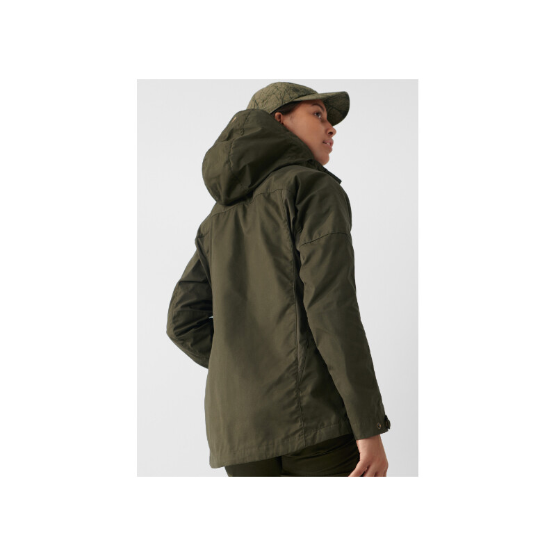 Fjällräven Giacca Forest Hybrid W, 633 Dark Olive, XL