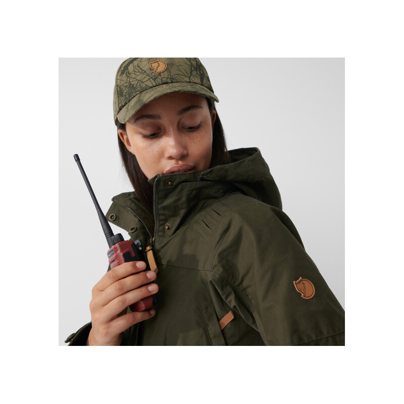 Fjällräven Giacca Forest Hybrid W, 633 Dark Olive, XL