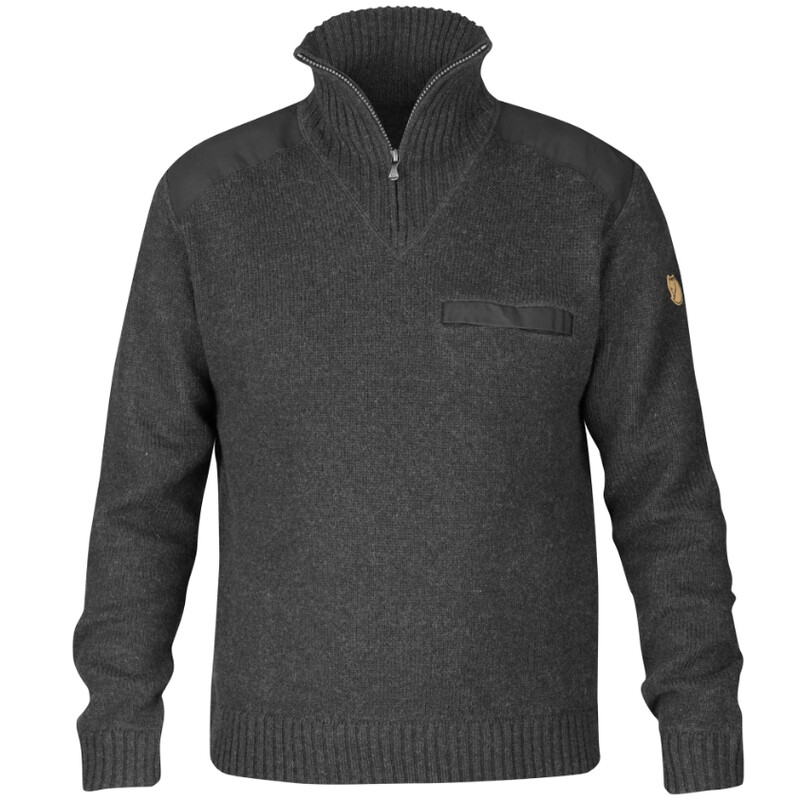 Fjällräven Maglione Koster M, 030 Grigio scuro, XXL