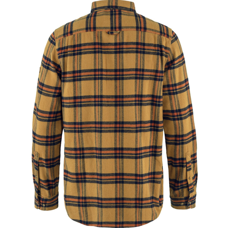Fjällräven Camicia Övik Heavy Flannel M, 232-215 Buckwheat Brown-Autumn Leaf, M