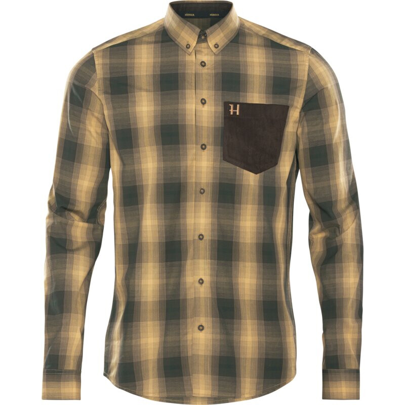 Härkila Camicia Akkan, Giallo/Nero taglia XXL