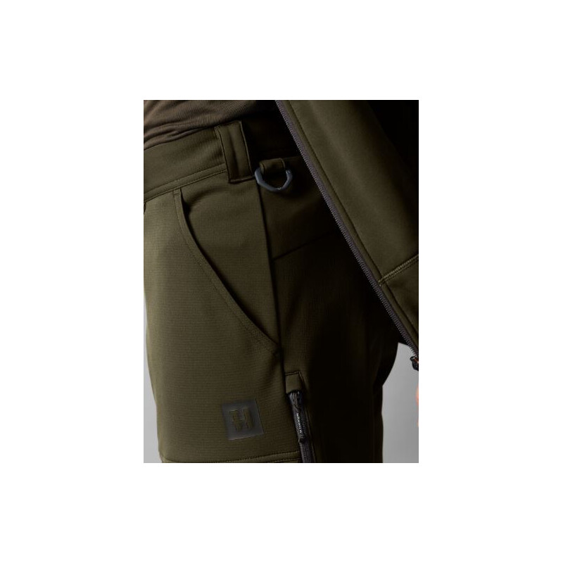 Härkila Pantaloni Deer Stalker Light, verde salice/marrone ombra taglia 52