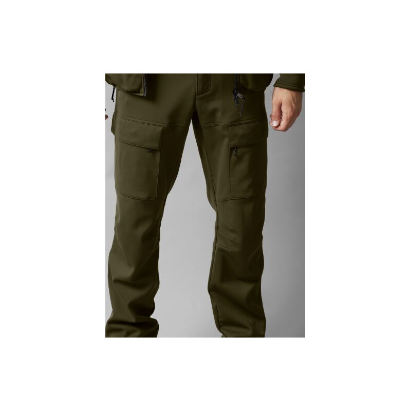 Härkila Pantaloni Deer Stalker Light, verde salice/marrone ombra taglia 54
