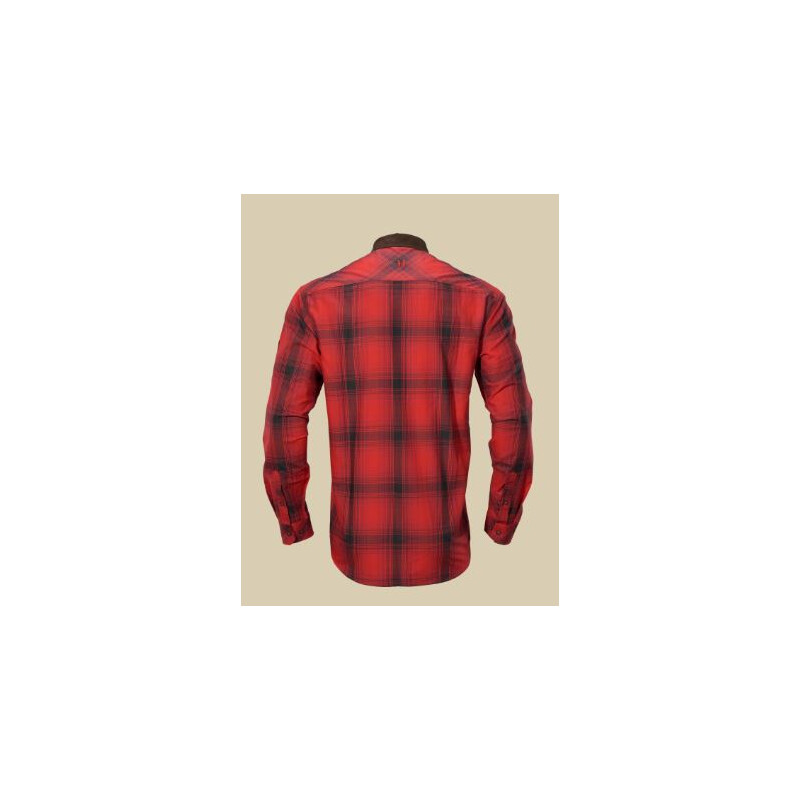 Härkila Camicia Driven Hunt, quadri rossi/neri, taglia XXL