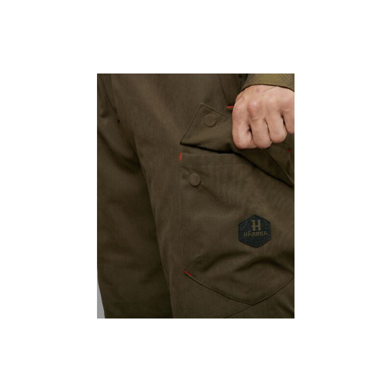 Härkila Pantaloni Driven Hunt HWS Insulated, verde salice, taglia 52