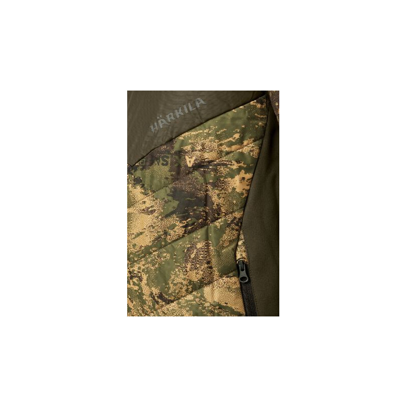 Härkila Gilet riscaldante Camo, AXIS MSP® Forest green, taglia M
