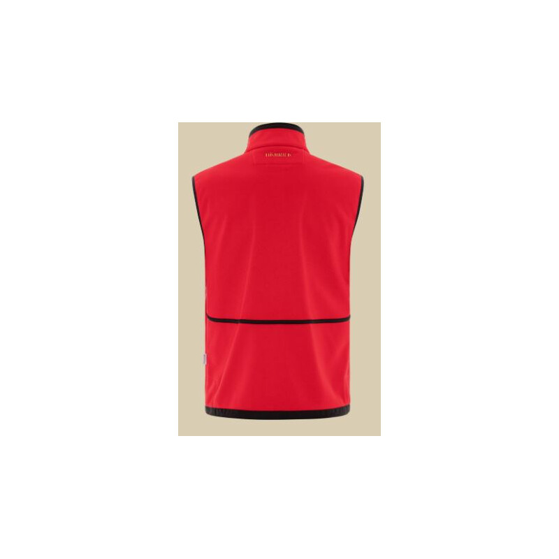 Härkila Gilet in pile Kamko, marrone/rosso taglia XL