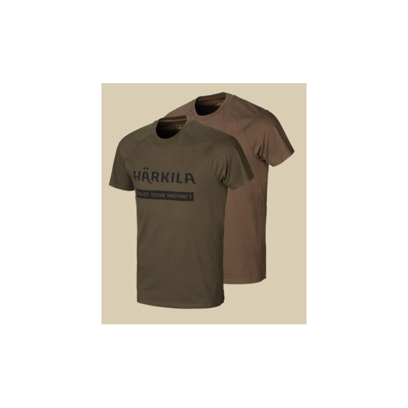 Härkila Logo T-Shirt 2er-pack ASDO taglia L