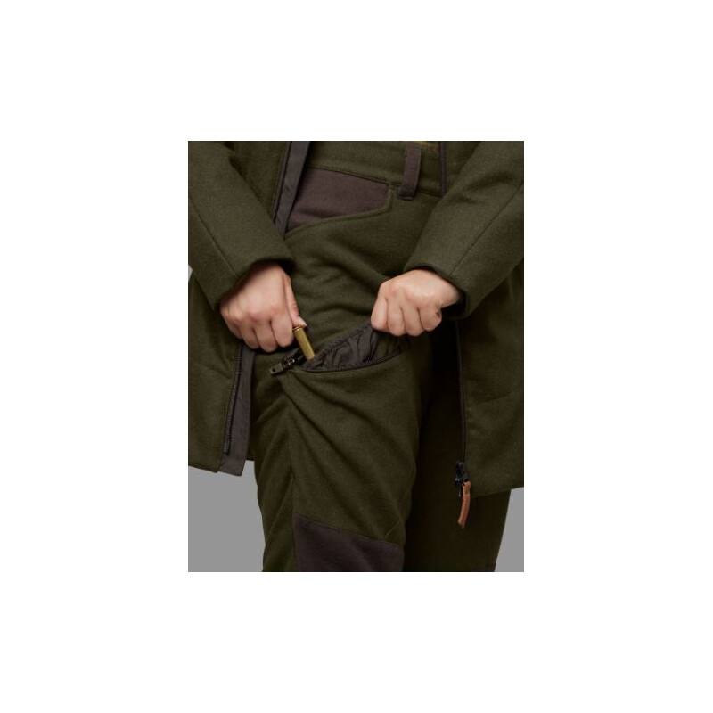 Härkila Pantaloni invernali Metso da donna, verde salice/marrone ombra, taglia 40