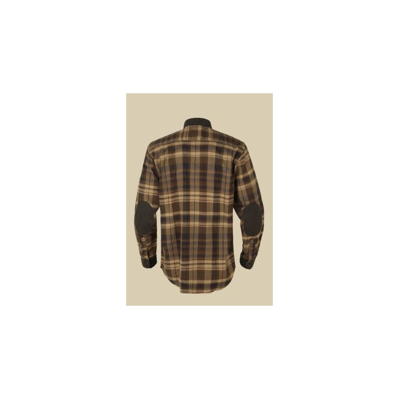 Härkila Camicia Pajala, beige/marrone, taglia XL
