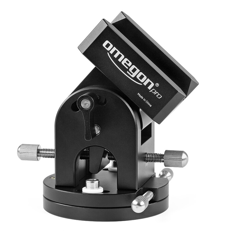 Omegon Montatura Set Segugio Tracker con testa a sfera, testa equatoriale Deluxe e cercatore polare