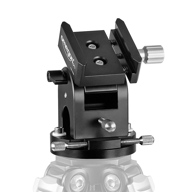 Omegon Montatura Segugio Tracker Set mit Deluxe Polhöhenwiege und Polsucher