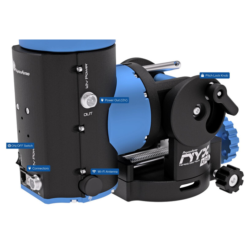 PegasusAstro Montatura NYX-88 Harmonic + Saddle Powerbox