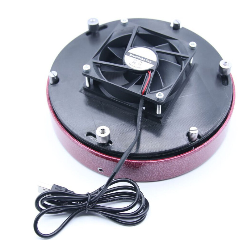 Astroprints Copertura a specchio per GSO e TS Optics  ONTC Newton 6" Porta specchio principale incl. 5V USB Ventilatori