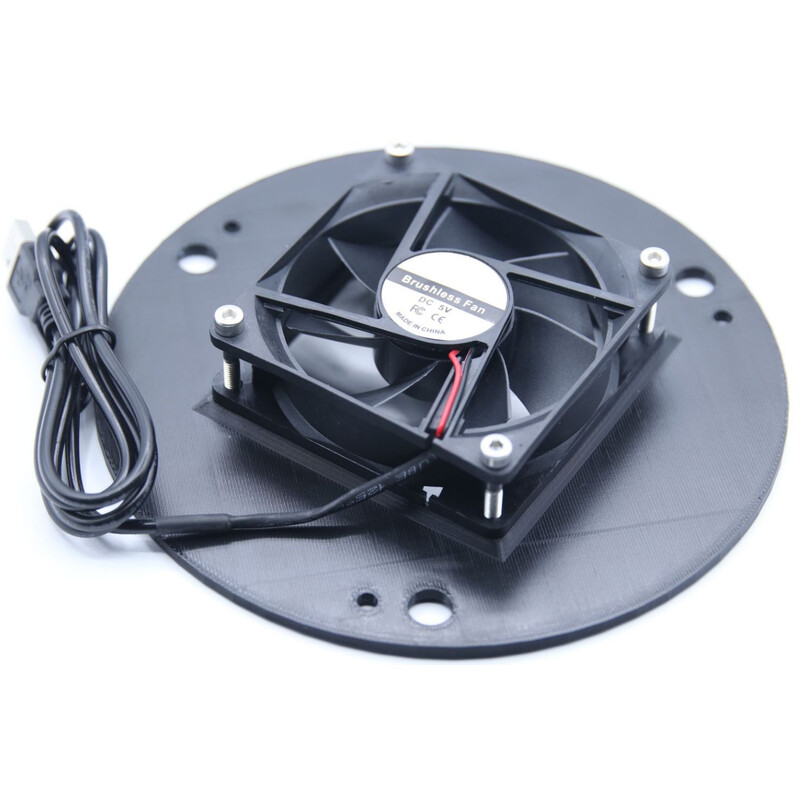 Astroprints Copertura a specchio per Skywatcher Newton 6" Porta specchio principale incl. 5V USB Ventilatori